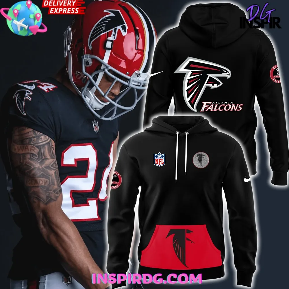 -Atlanta Falcons Alternate Helmet 2024 Hoodie