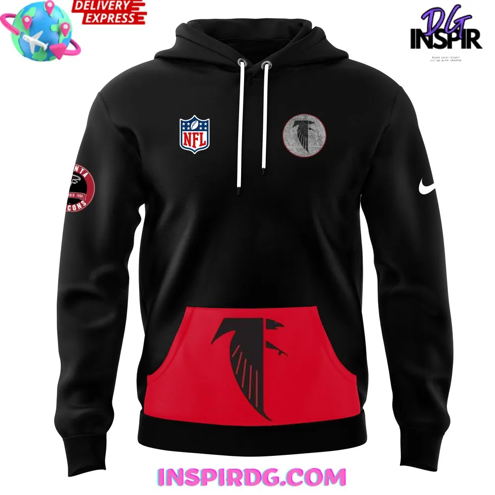 -Atlanta Falcons Alternate Helmet 2024 Hoodie