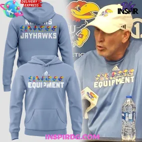 -Kansas Jayhawks Football Equipment 2024 Hoodie