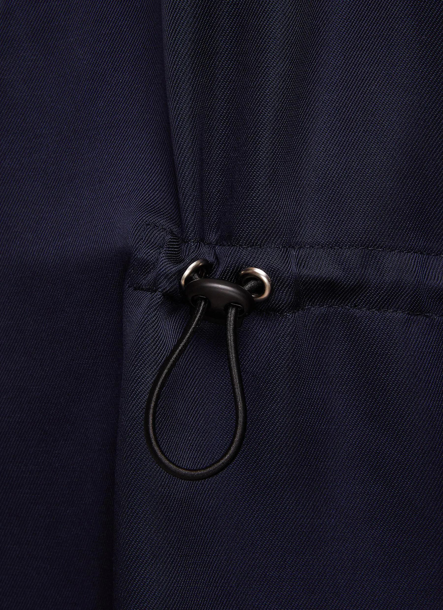 -----------RE: BY MAISON SANS TITRE ---- ------------ ----Elastic Drawstring Pullover Shirt --