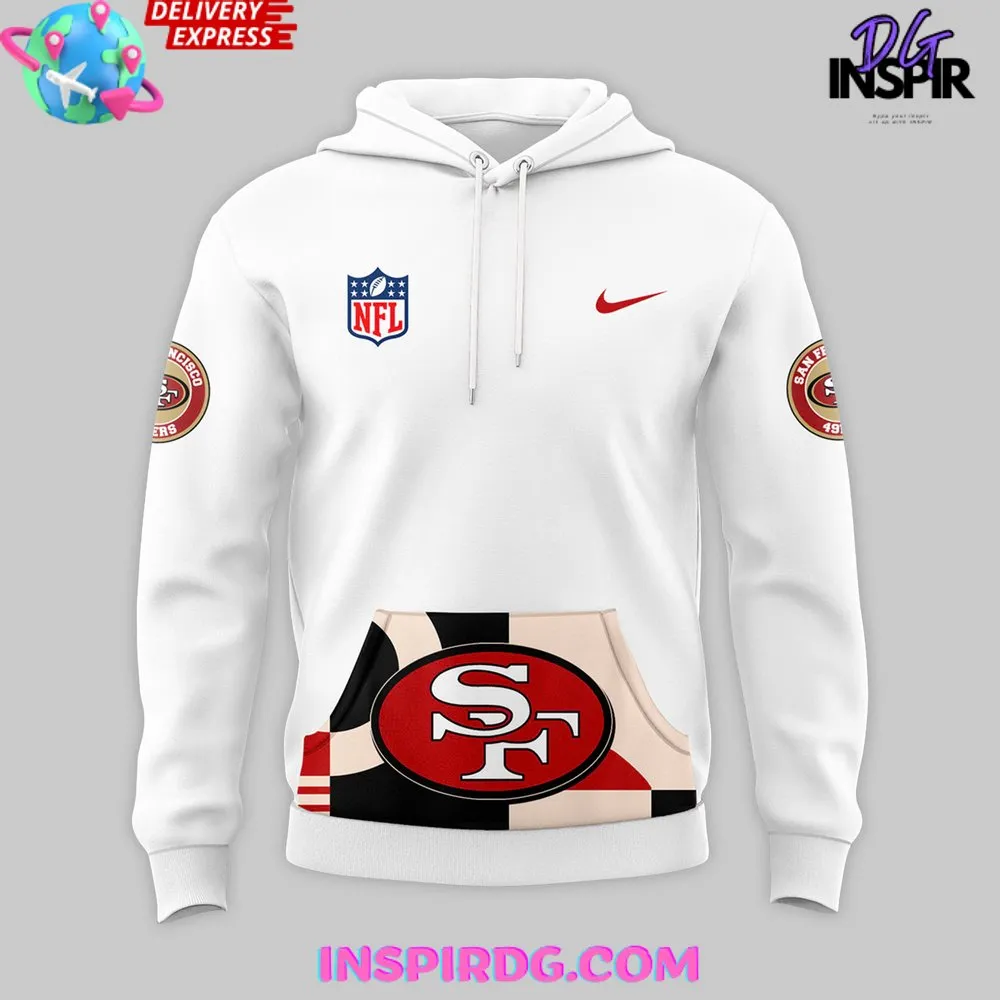 -San Francisco 49ers Throwback 2024 White Hoodie