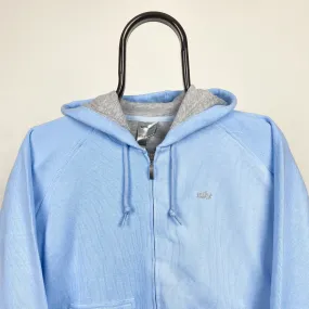 00s Nike Zip Hoodie Baby Blue Medium