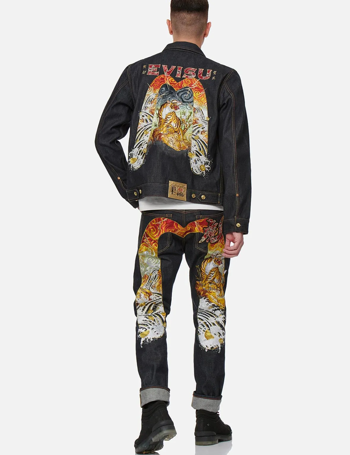 2022 Gold Edition Year of the Tiger Denim Jacket