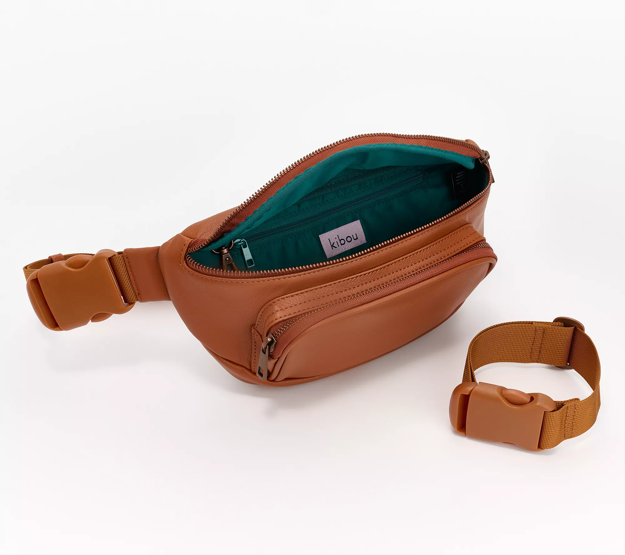 "As Is" Kibou Vegan Leather Belt Bag with Accessories