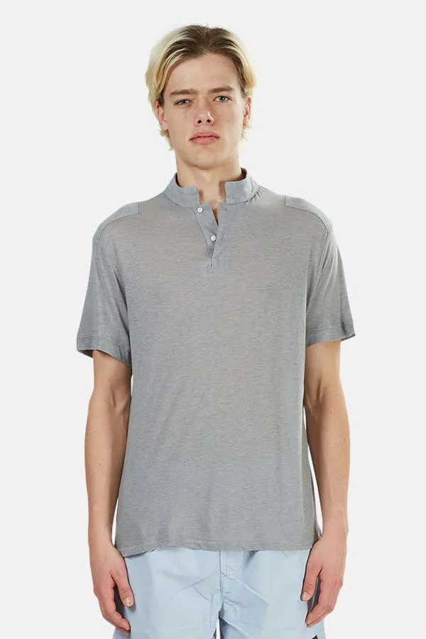 66 Pop Collar Polo - Grey