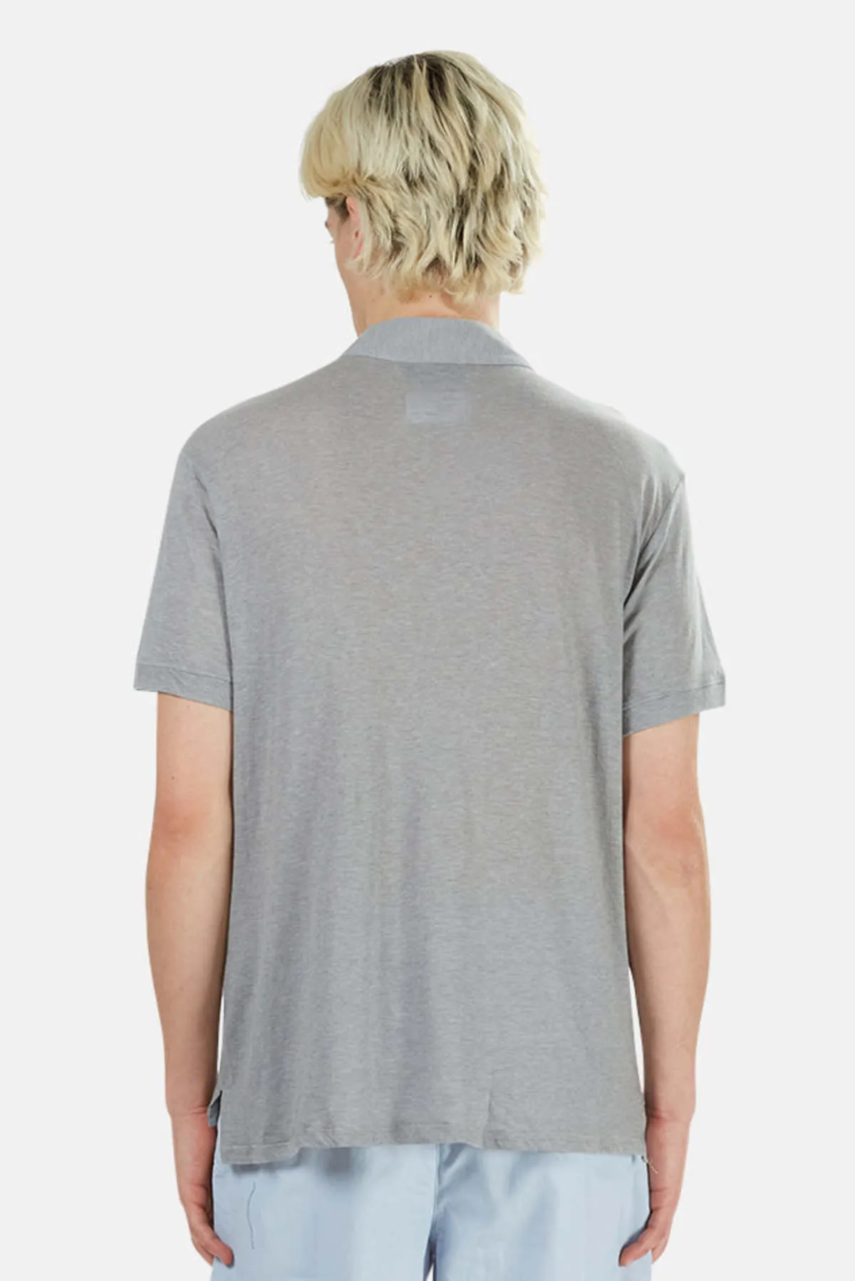 66 Pop Collar Polo - Grey