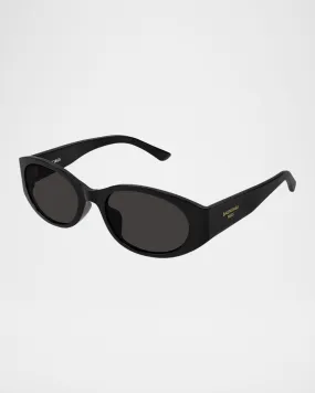 Acetate Oval Sunglasses