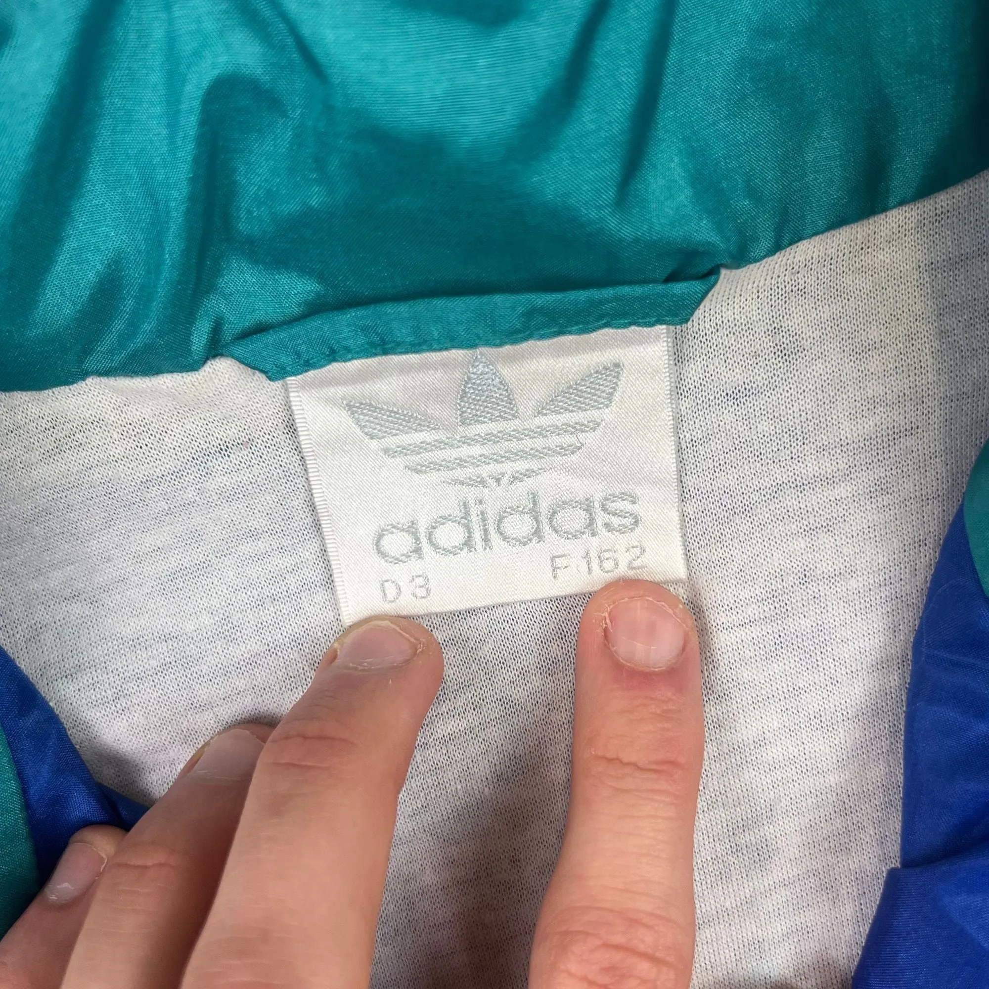 Adidas 90's Colourblock Track Jacket Blue Pink White