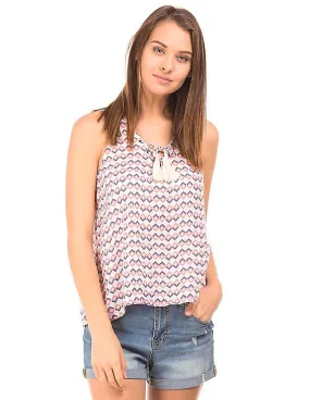 Aeropostale Sleeveless Printed Top