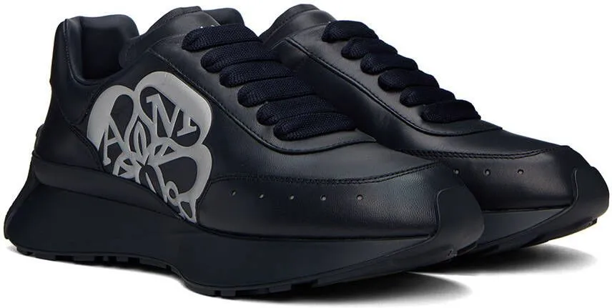 Alexander McQueen Navy Sprint Sneakers