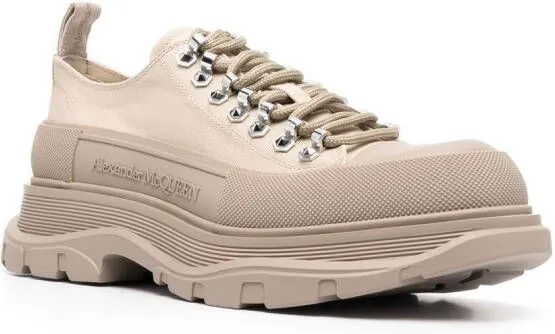 Alexander McQueen Tread Slick lace-up sneakers Neutrals