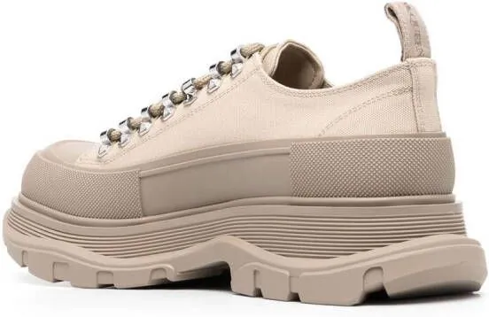 Alexander McQueen Tread Slick lace-up sneakers Neutrals