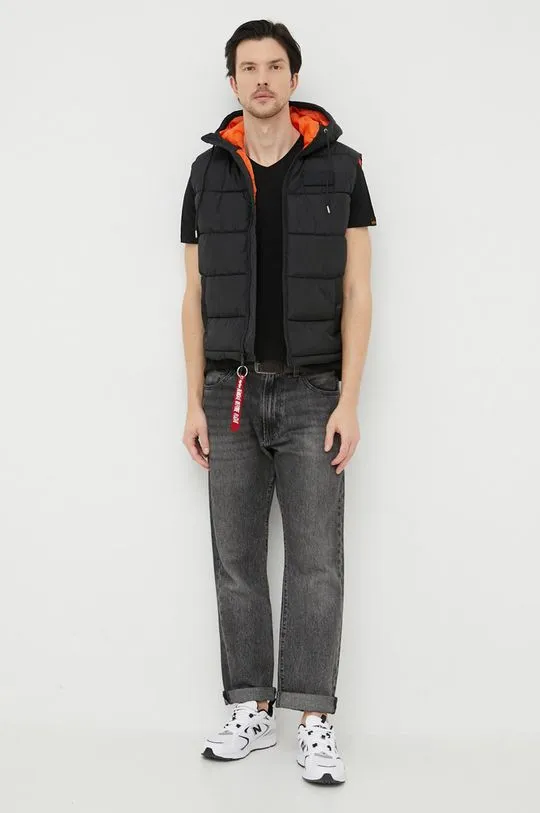 Alpha Industries vest men’s black color