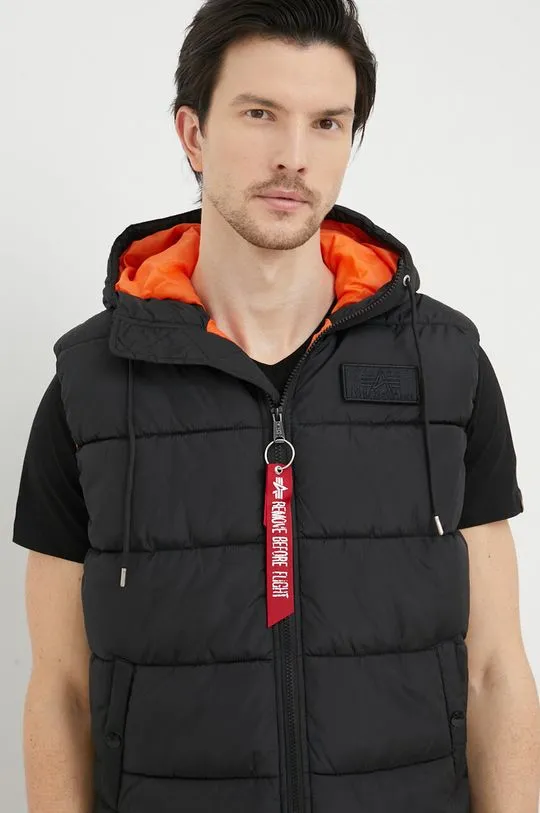 Alpha Industries vest men’s black color