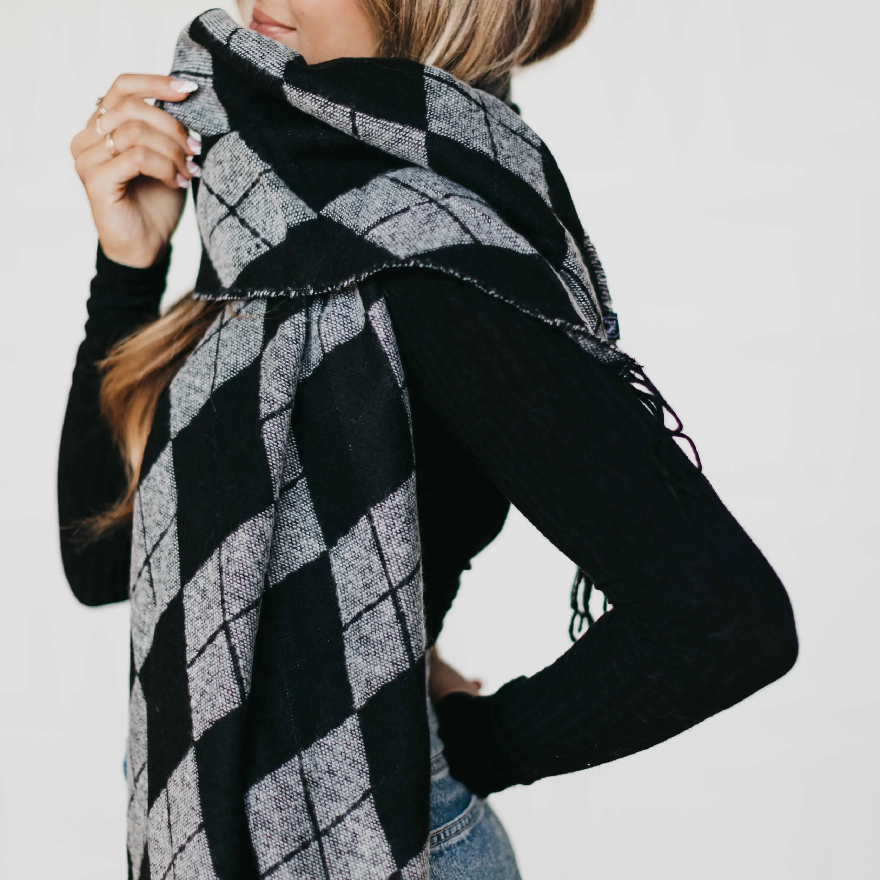 Always Classy Argyle Plaid Scarf