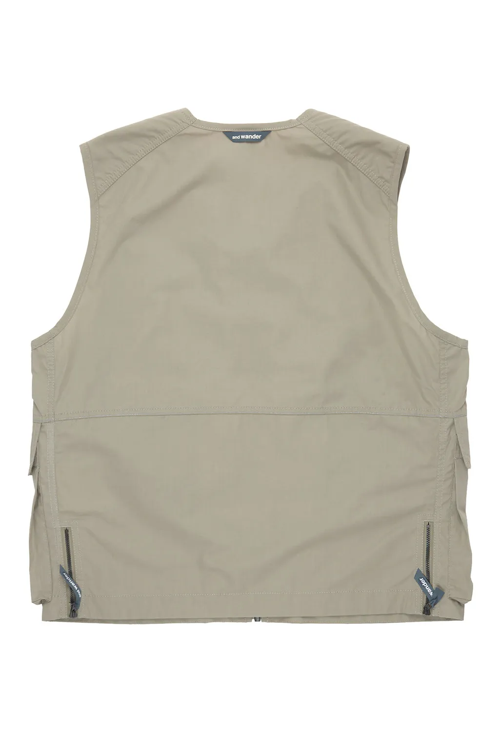 And Wander Men's Tough Aramid Vest - Light Beige