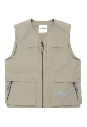 And Wander Men's Tough Aramid Vest - Light Beige