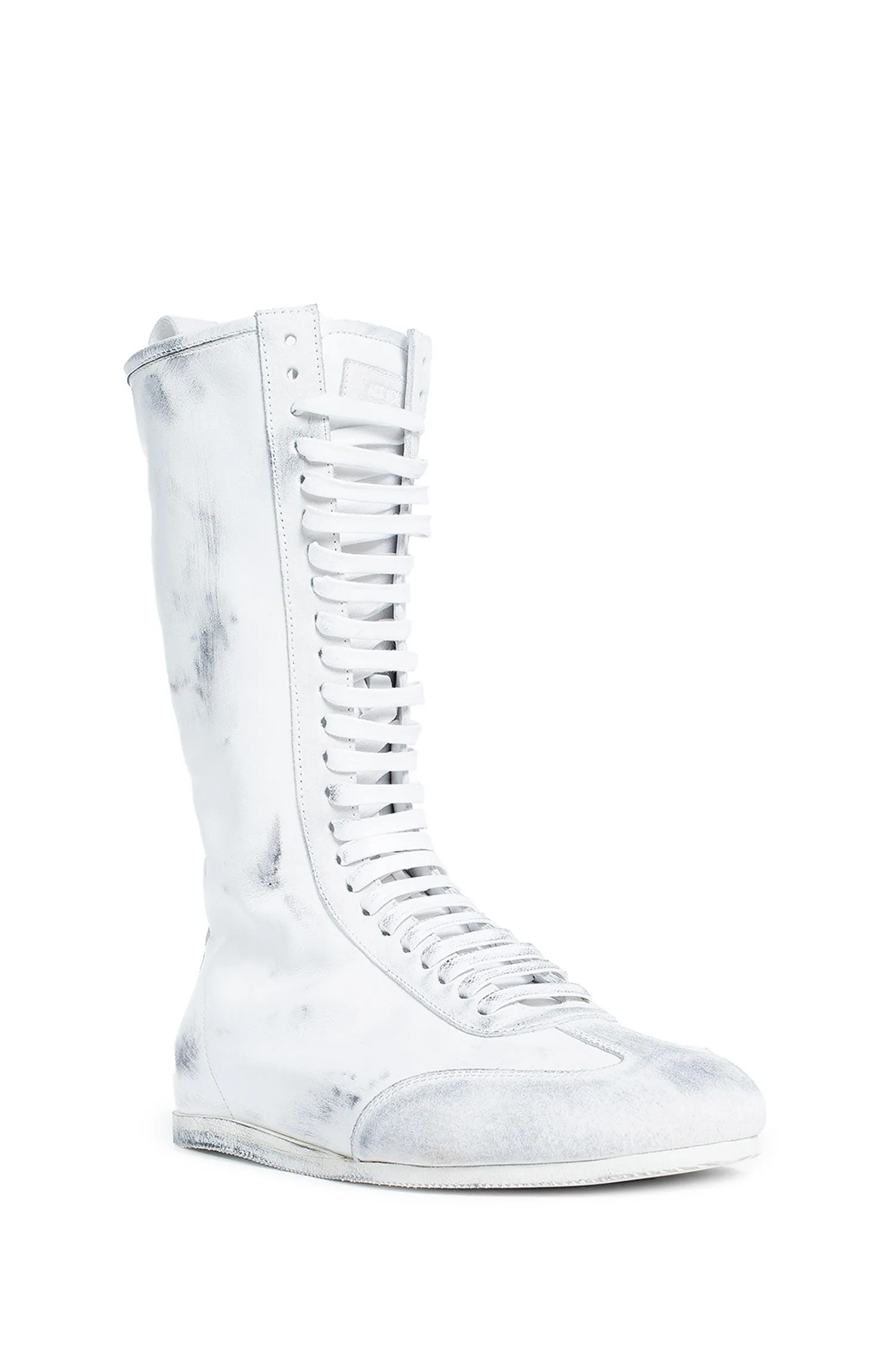 ann demeulemeester juno high-top boxing sneakers