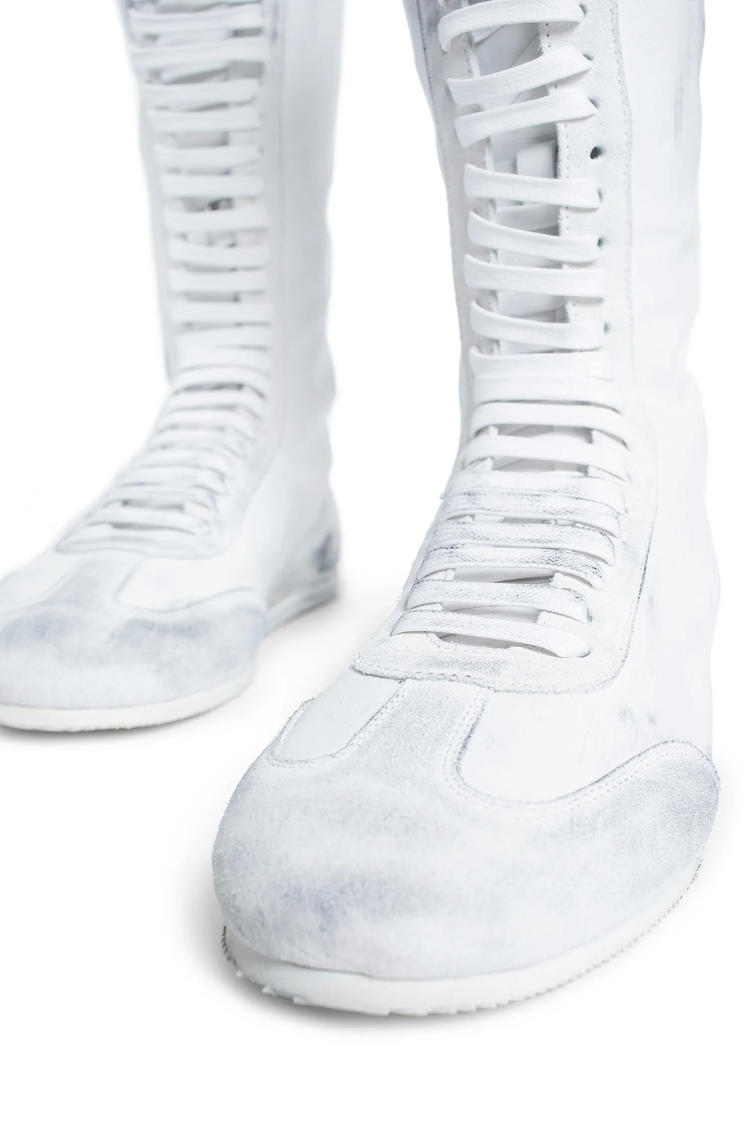 ann demeulemeester juno high-top boxing sneakers