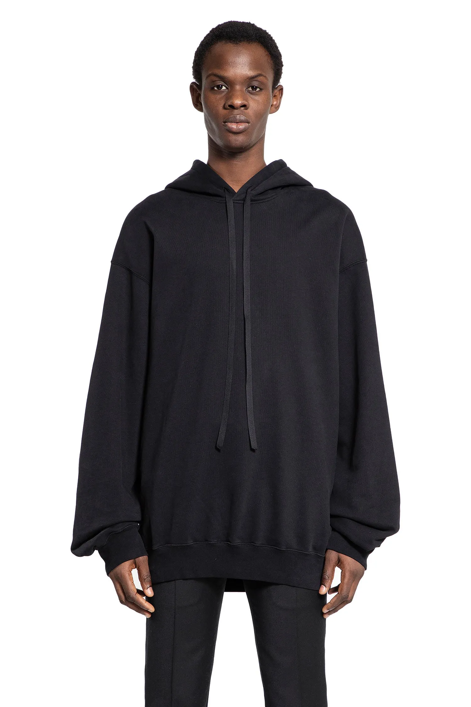 ann demeulemeester ollie printed high-comfort hoodie