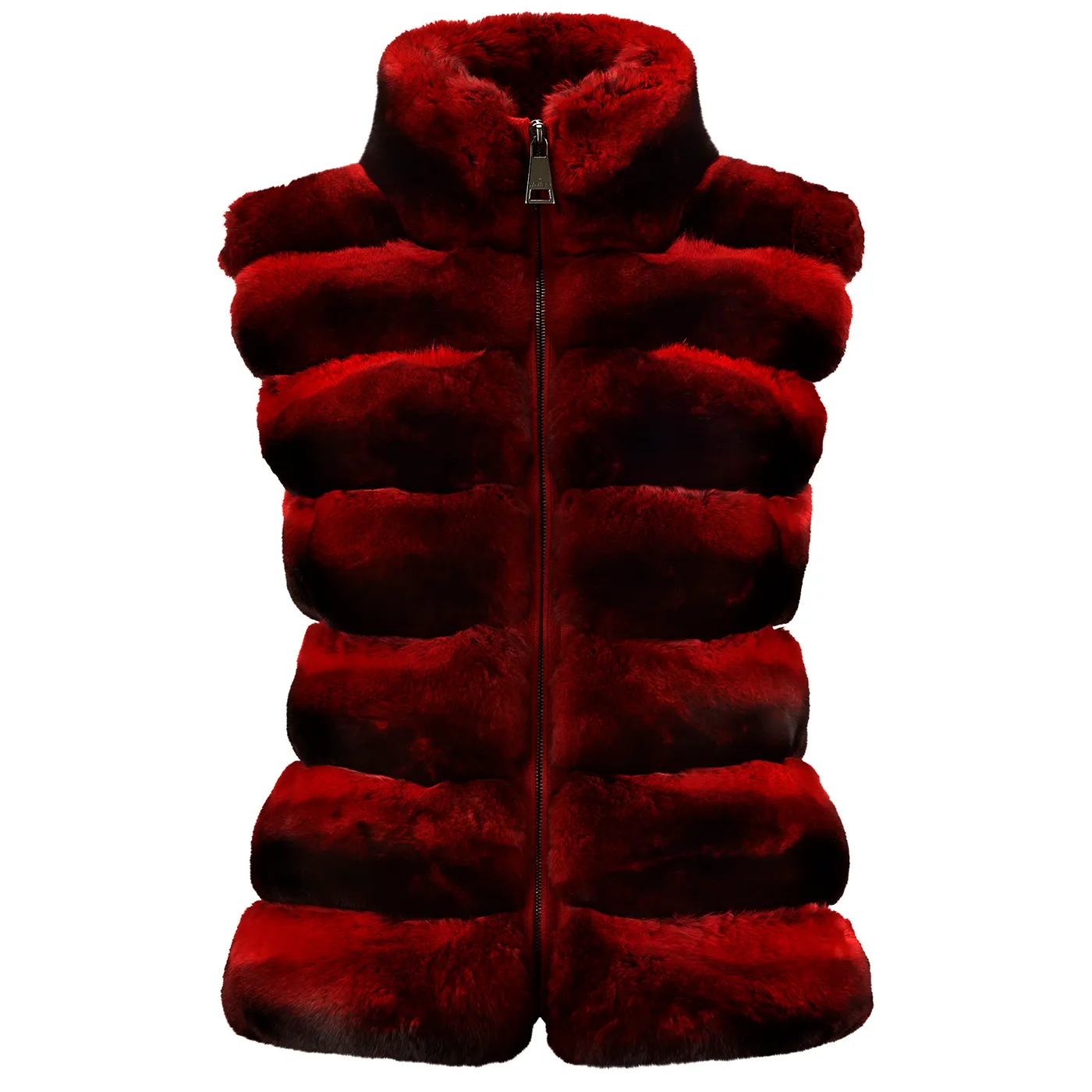 Anna Chinchilla Cashmere Red Vest