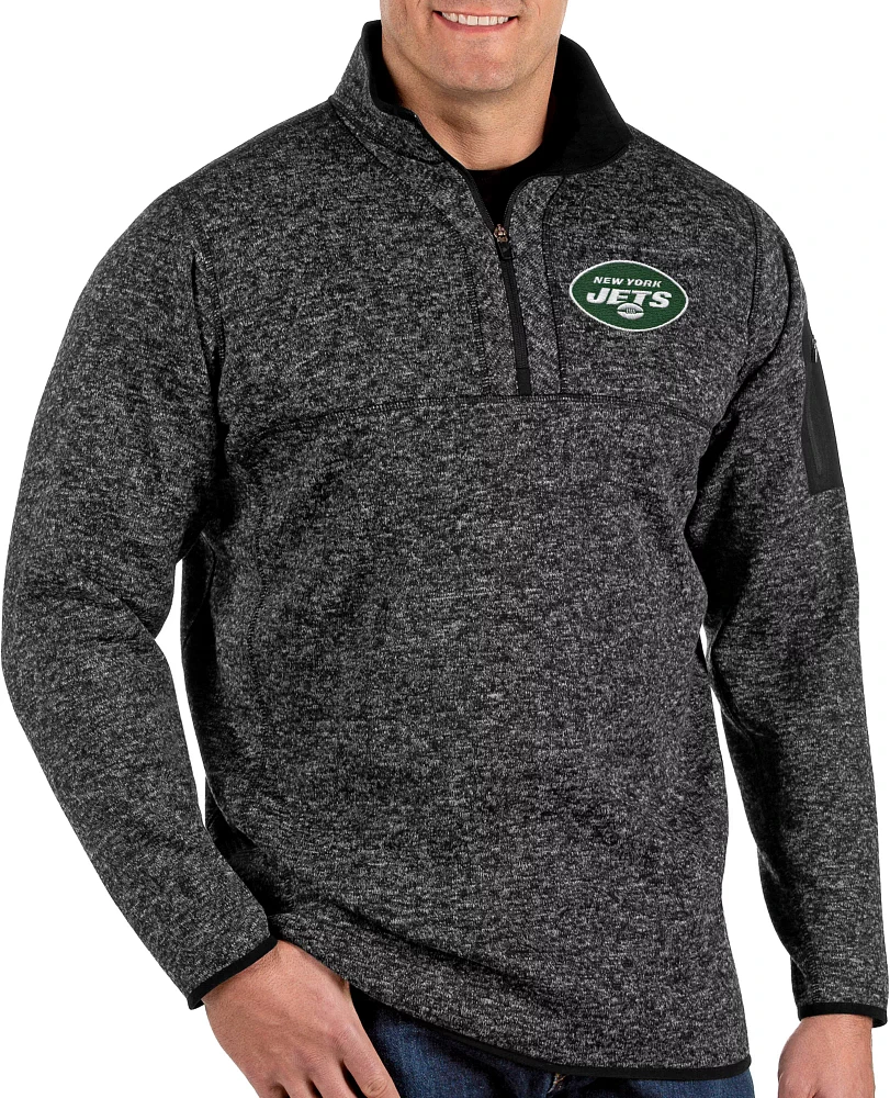 Antigua Men's New York Jets Fortune Pullover Jacket