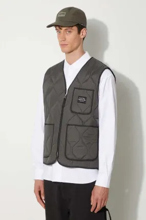 Awake NY vest Quilted Vest men’s gray color SP24-OT003