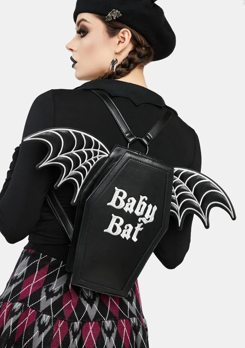 Baby Got Bat Coffin Backpack-