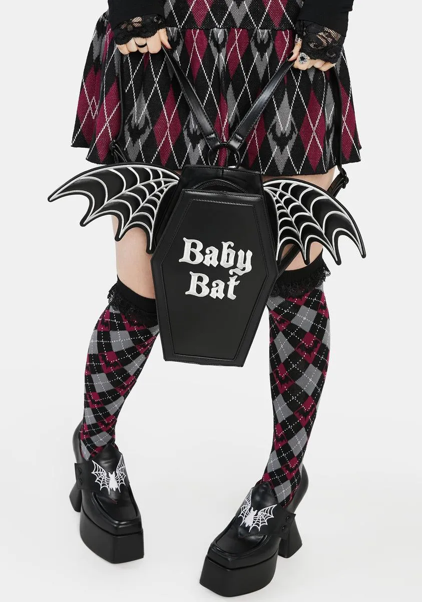 Baby Got Bat Coffin Backpack-