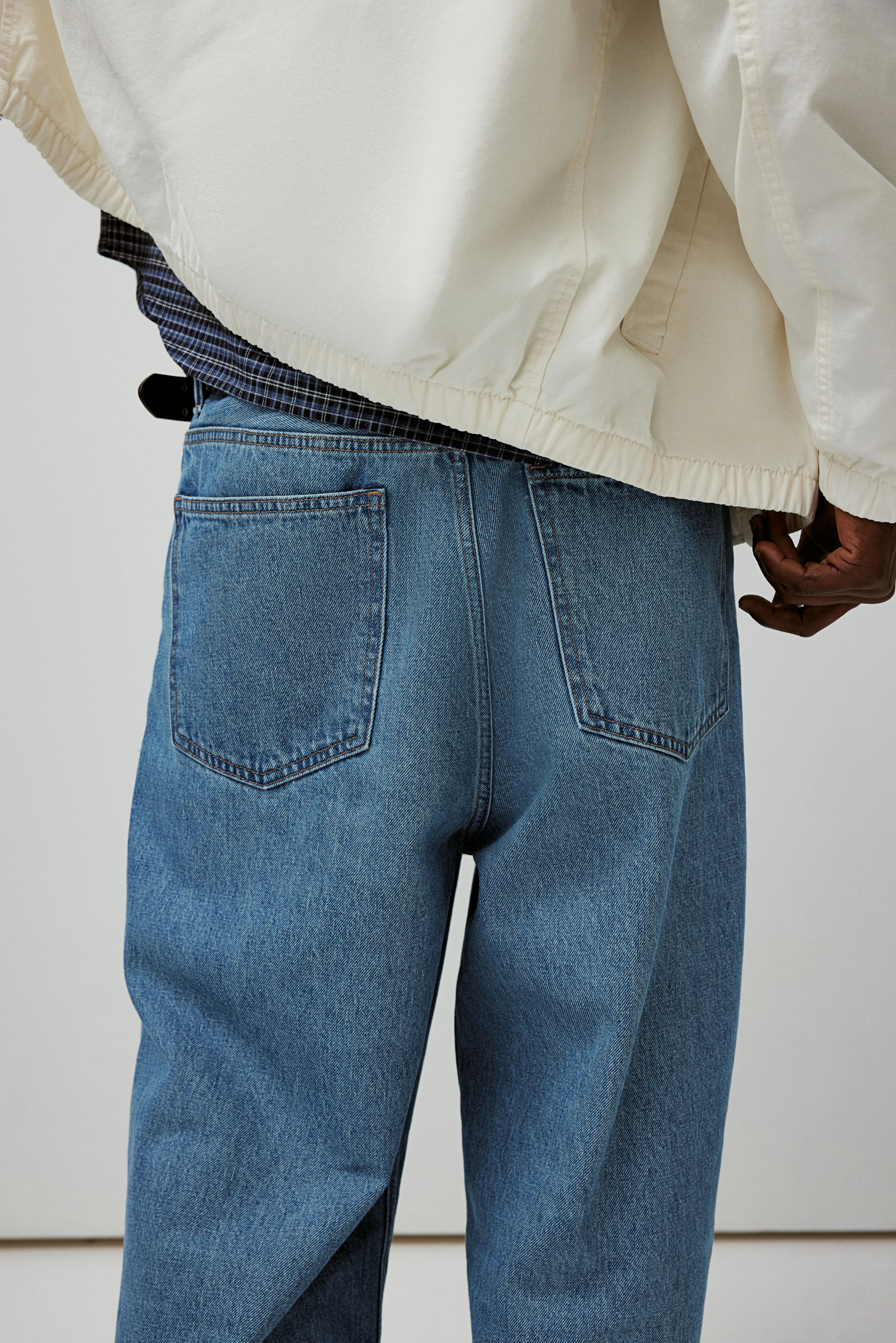 Baggy Jeans - Regular waist - Extra-long legs - Light denim blue - Men | H&M GB