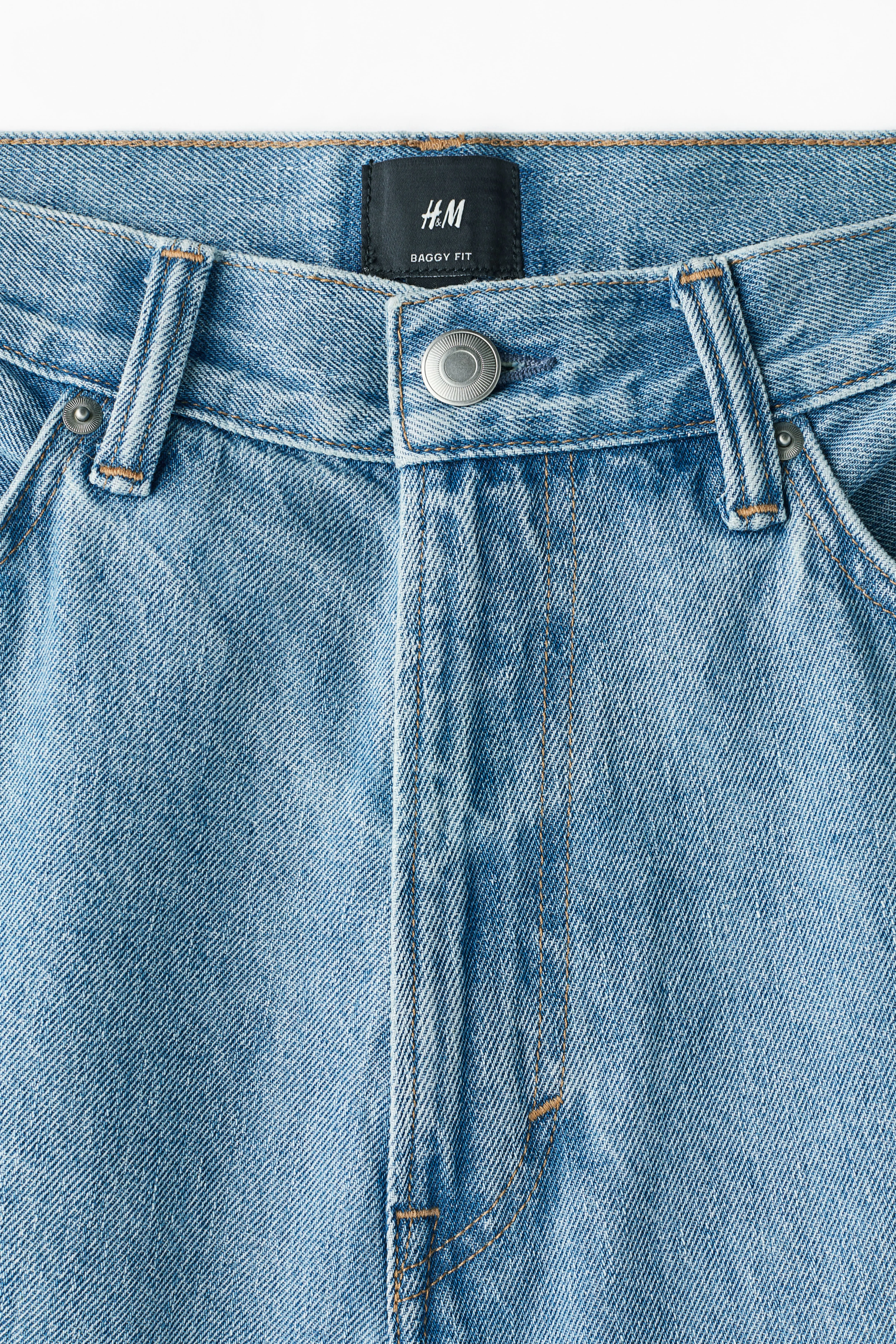 Baggy Jeans - Regular waist - Extra-long legs - Light denim blue - Men | H&M GB