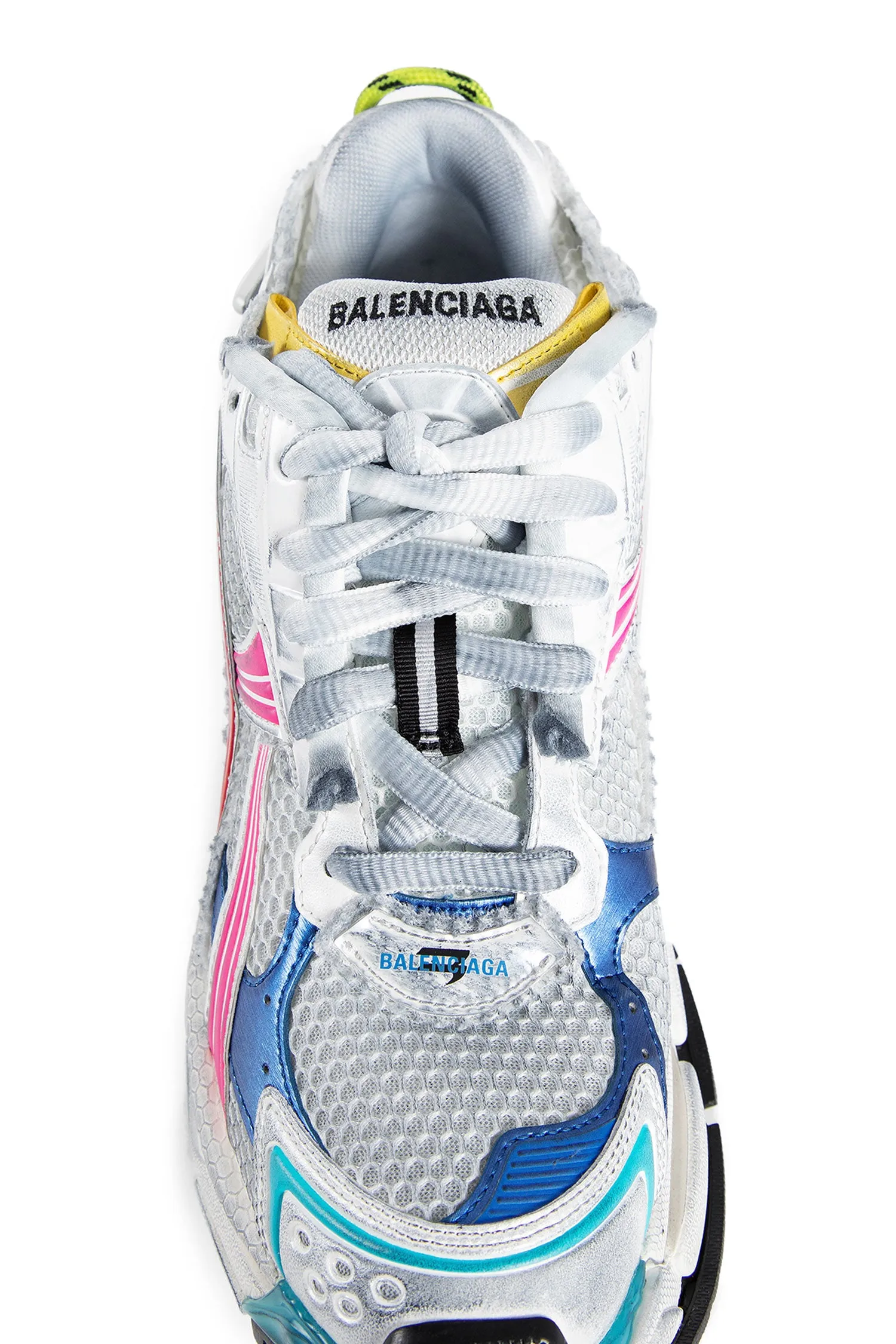 balenciaga runner sneakers in mesh and nylon