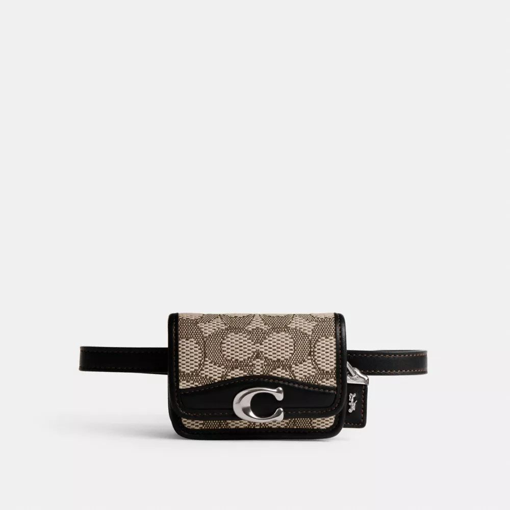 BANDIT CARD CASE BELT BAG IN SIGNATURE JACQUARD