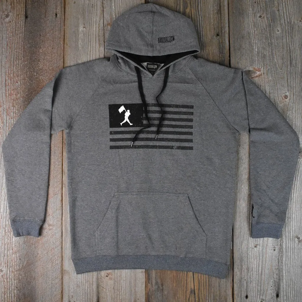 Baseballism - Flag Man Pastime Hoodie (Men's)