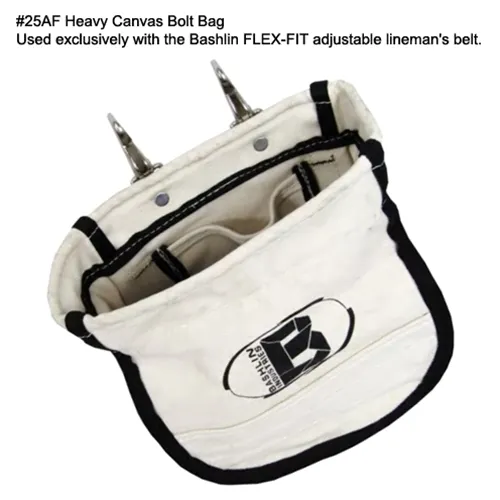 Bashlin FLEX-FIT Belt Accessory - Canvas Bolt Bag