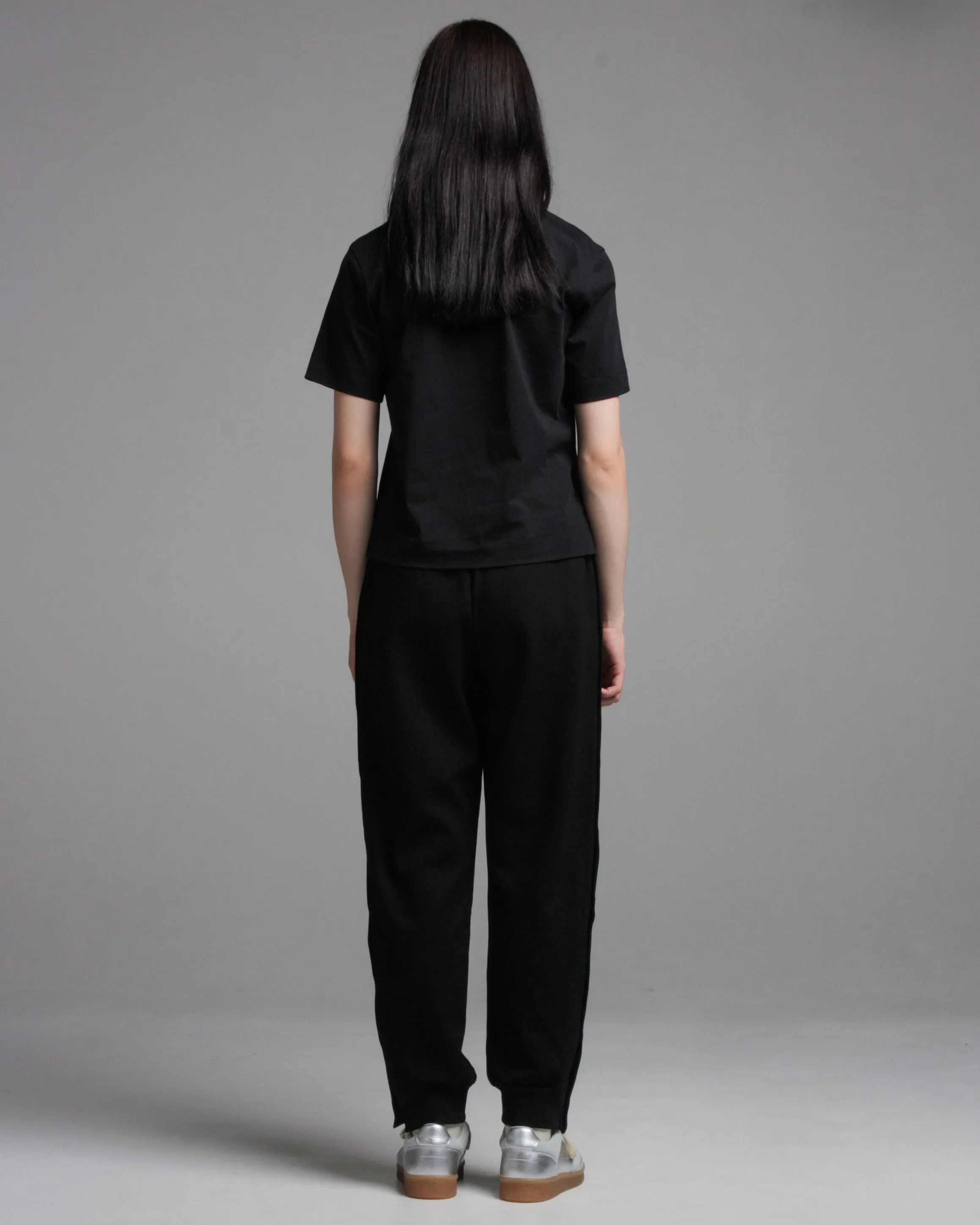 Black Flap Pocket Jogger Trousers