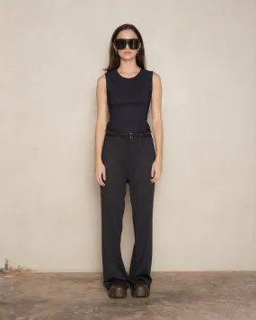 Black Stretch Trousers