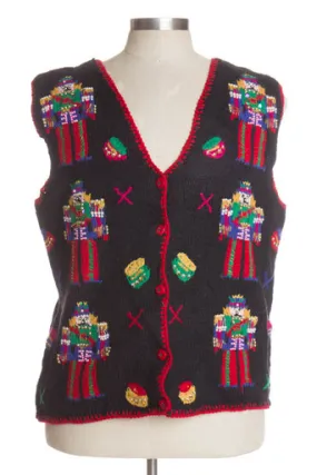 Black Ugly Christmas Vest 41050