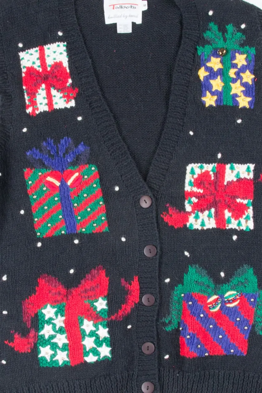 Black Ugly Christmas Vest 51478