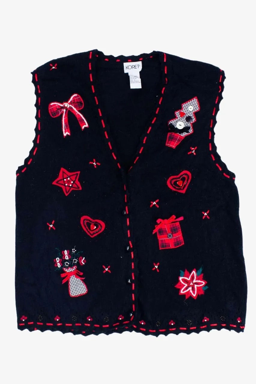 Black Ugly Christmas Vest 54881