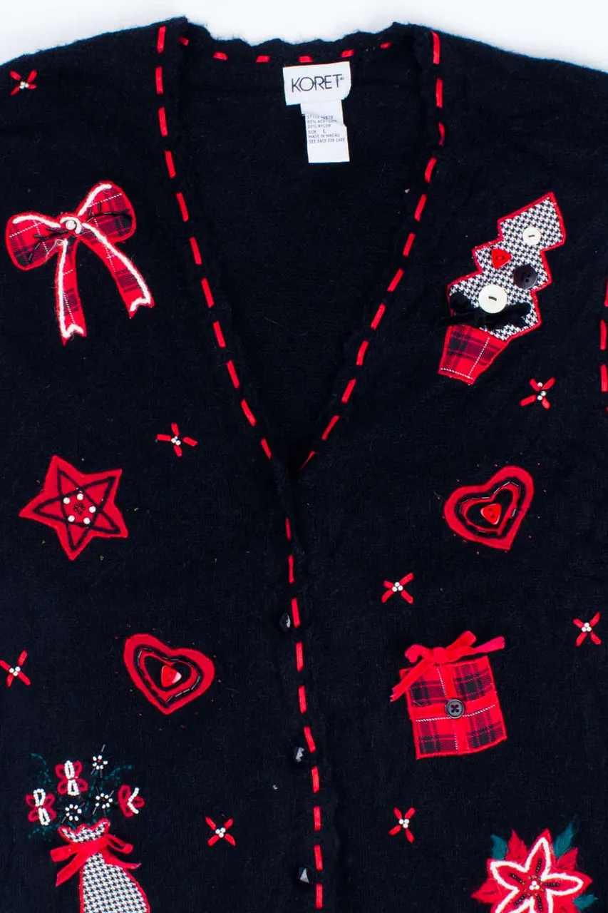 Black Ugly Christmas Vest 54881