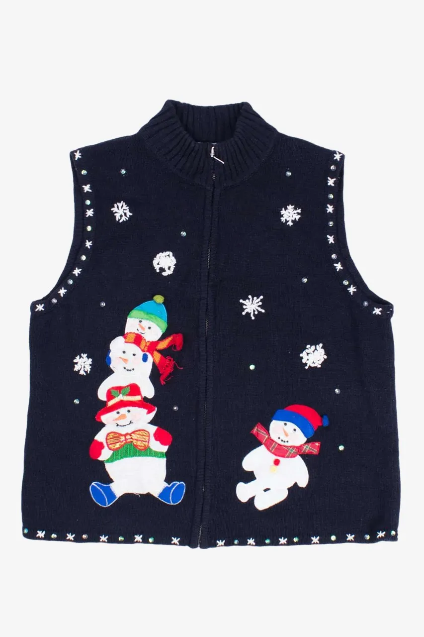 Black Ugly Christmas Vest 54994