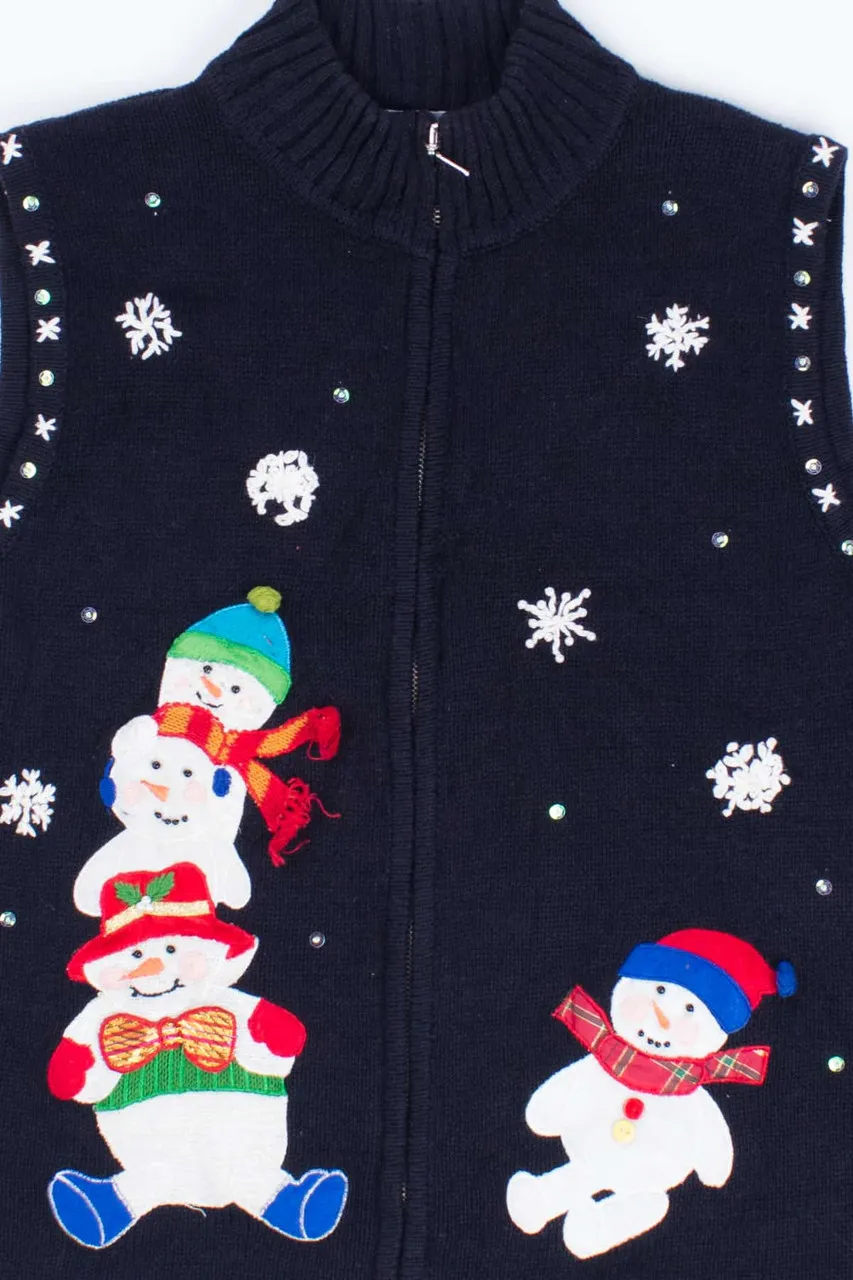 Black Ugly Christmas Vest 54994