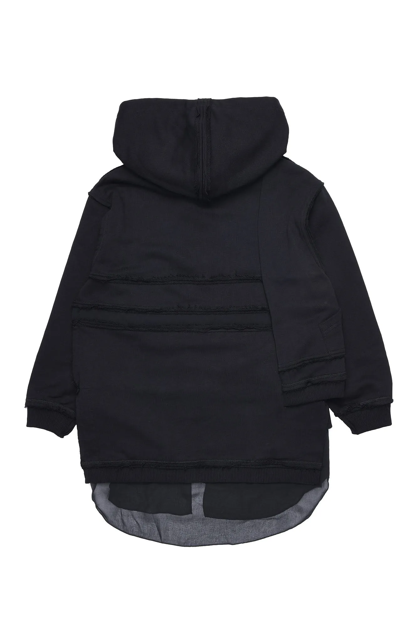 Black Zip Up Rain Jacket