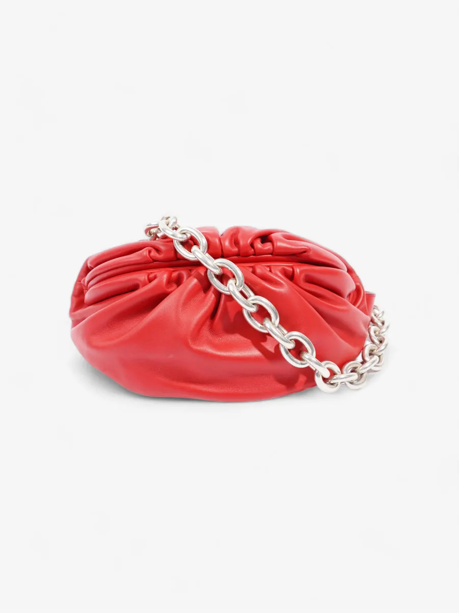 Bottega Veneta The Mini Pouch Belt Bag Red Leather