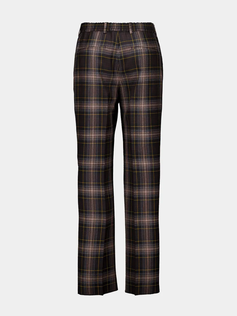 Brown Tartan Trousers