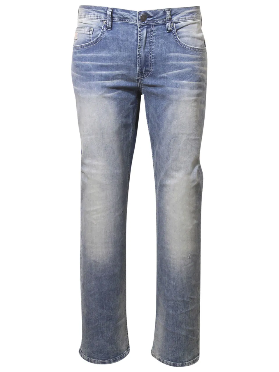 Buffalo David Bitton Men's Driven-X Jeans Relaxed Stretch Sandblasted Blue 38x30