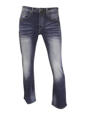 Buffalo David Bitton Men's Driven-X Jeans Relaxed Stretch Sandblasted Blue 38x30