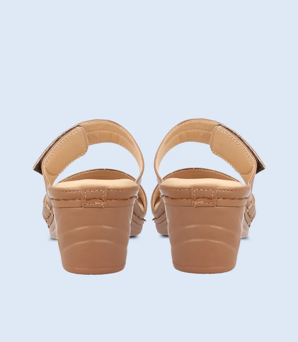 BW8145-TAN-Women Comfort Slipper