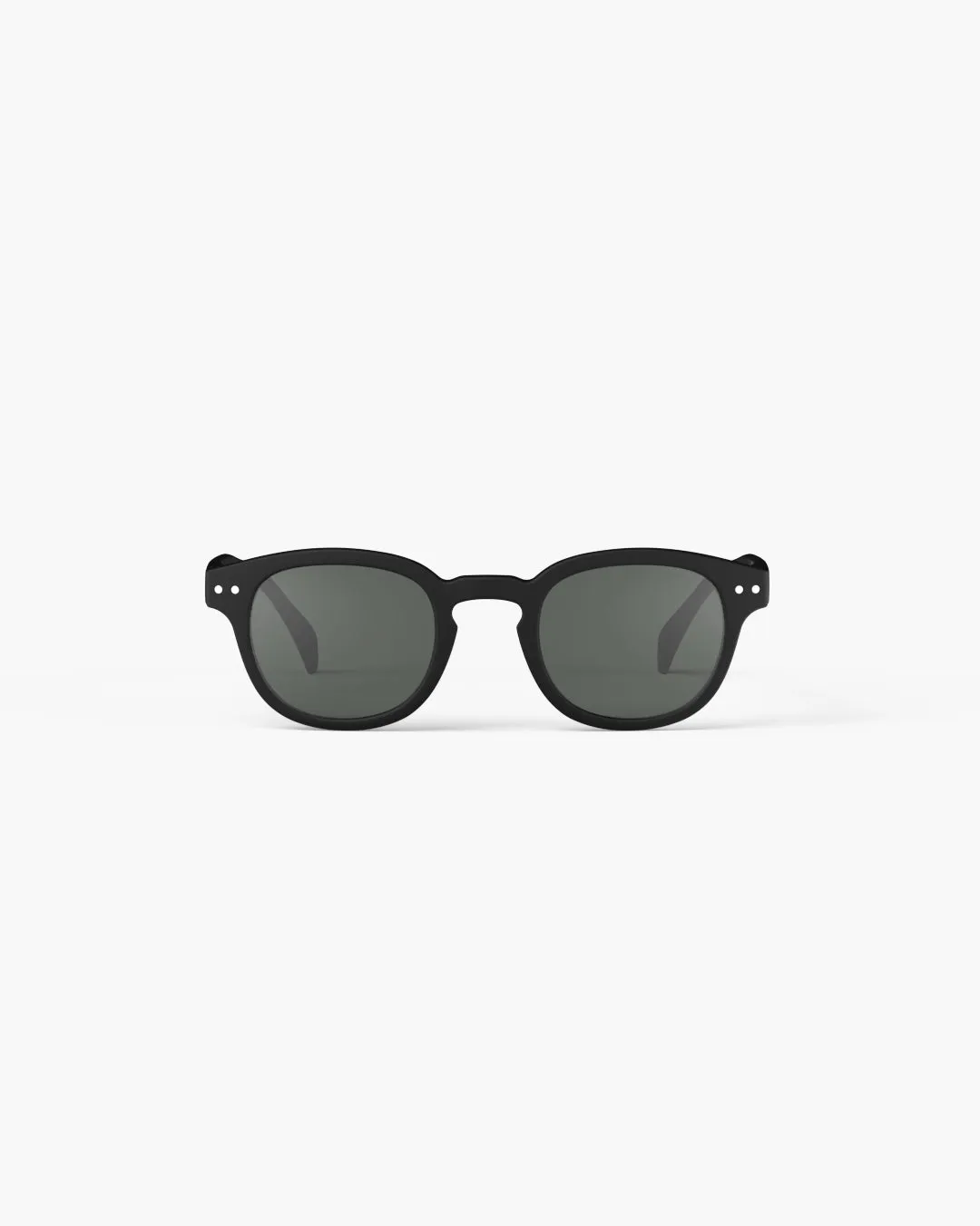 #C Shape Sunglasses in Black